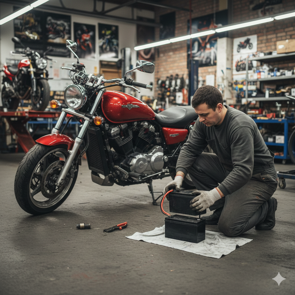 Motosiklet Akü ve Elektrik Sistemi Bakımı